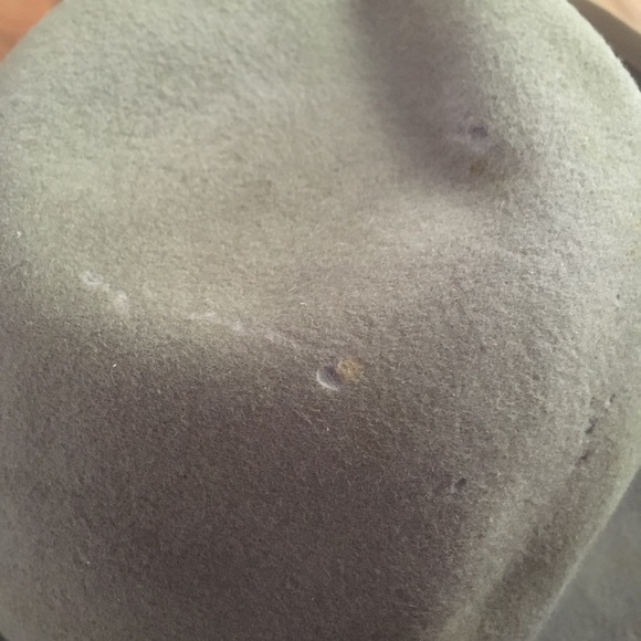 Vintage Morfelt 100% Wool Gray Bowler Derby Hat - Picture 7 of 8